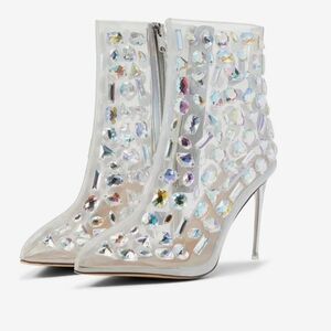NIB Steve Madden Jentt Iridescent Boot